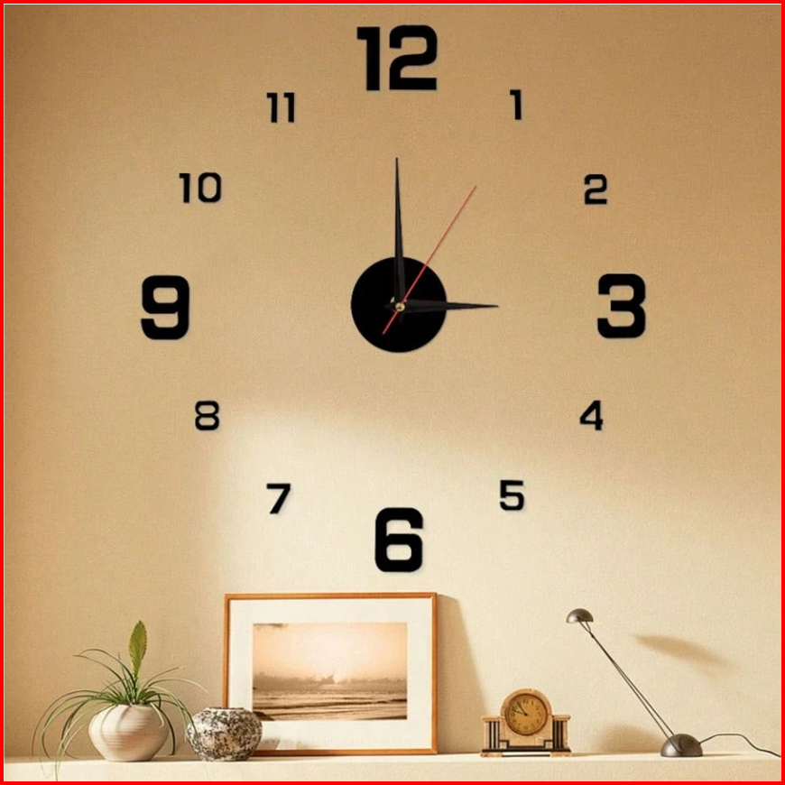 🎨 Custom Art, Real Time: DIY Frameless Wall Clock Kit