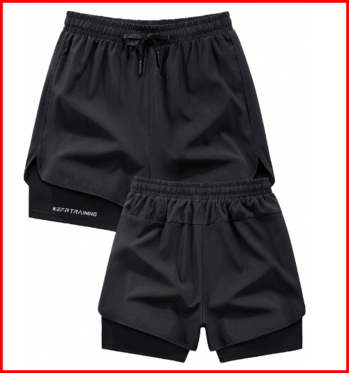 🏃 2-in-1 Quick-Dry Running Shorts