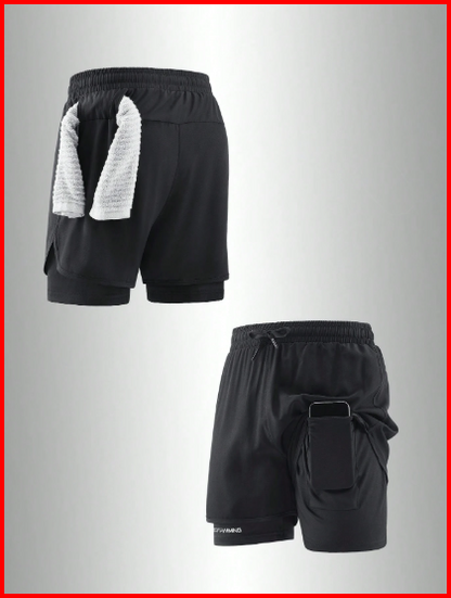 🏃 2-in-1 Quick-Dry Running Shorts