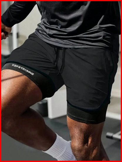 🏃 2-in-1 Quick-Dry Running Shorts