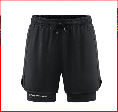🏃 2-in-1 Quick-Dry Running Shorts