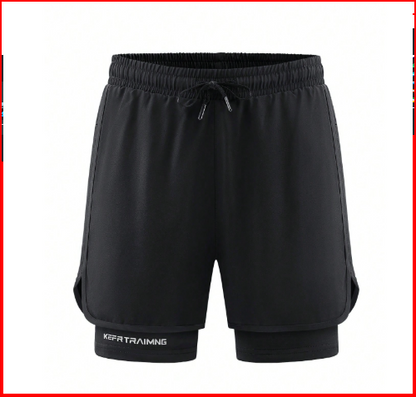 🏃 2-in-1 Quick-Dry Running Shorts