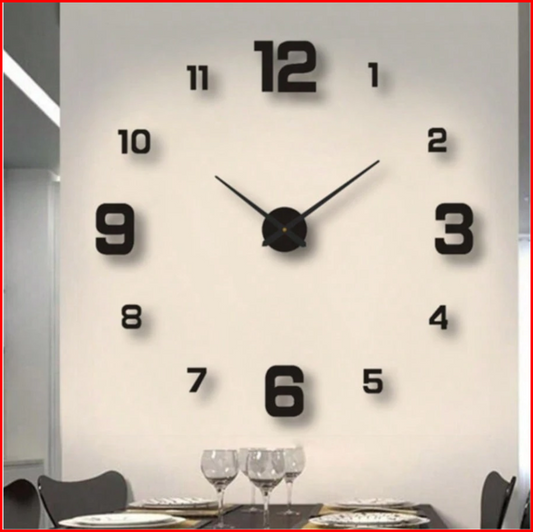 🎨 Custom Art, Real Time: DIY Frameless Wall Clock Kit