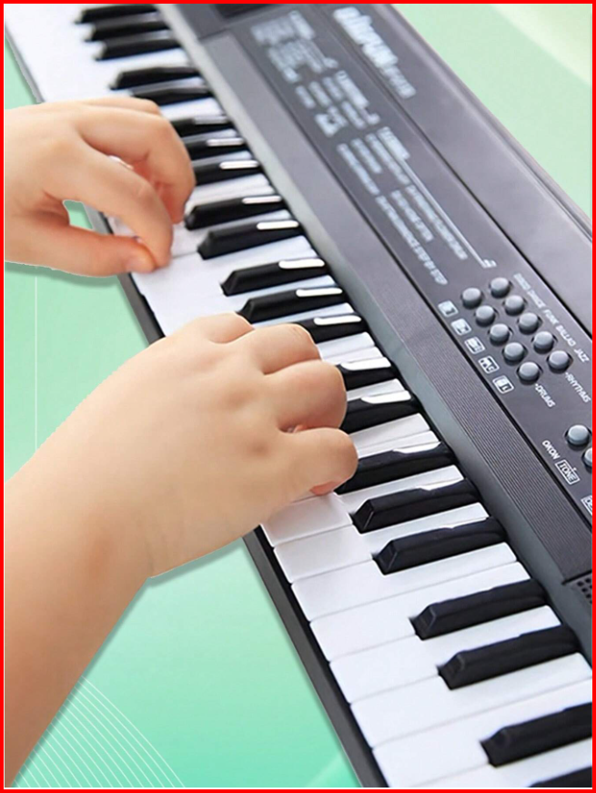 54-Key Digital Beginner Piano Keyboard with Mic
