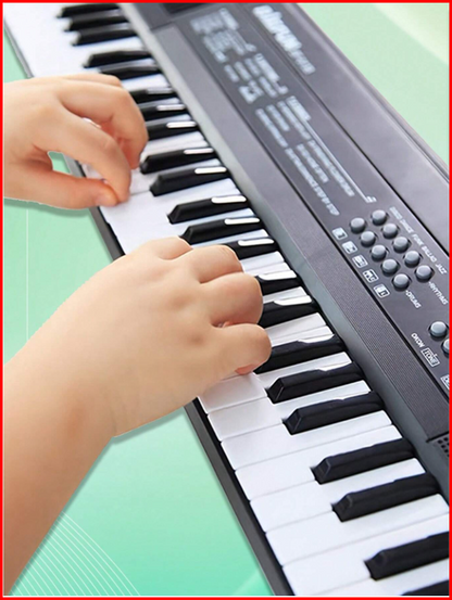 54-Key Digital Beginner Piano Keyboard with Mic
